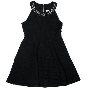 BLUSH by US ANGELS KIDS NWOT Sleeveless Ringer Dress w/ Jewels Size 12 Big Kids